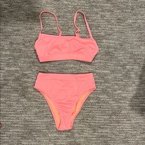 XHILARATION women’s Peach Bikini Set top small and bottom xsmall never worn